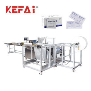 Maszyna pakująca waciki alkoholowe KEFAI