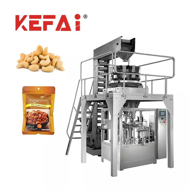 Obrotowa maszyna do pakowania gotowych granulatów KEFAI