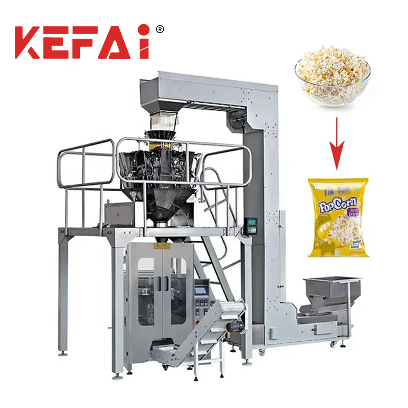 Wielogłowicowa maszyna pakująca do popcornu KEFAI