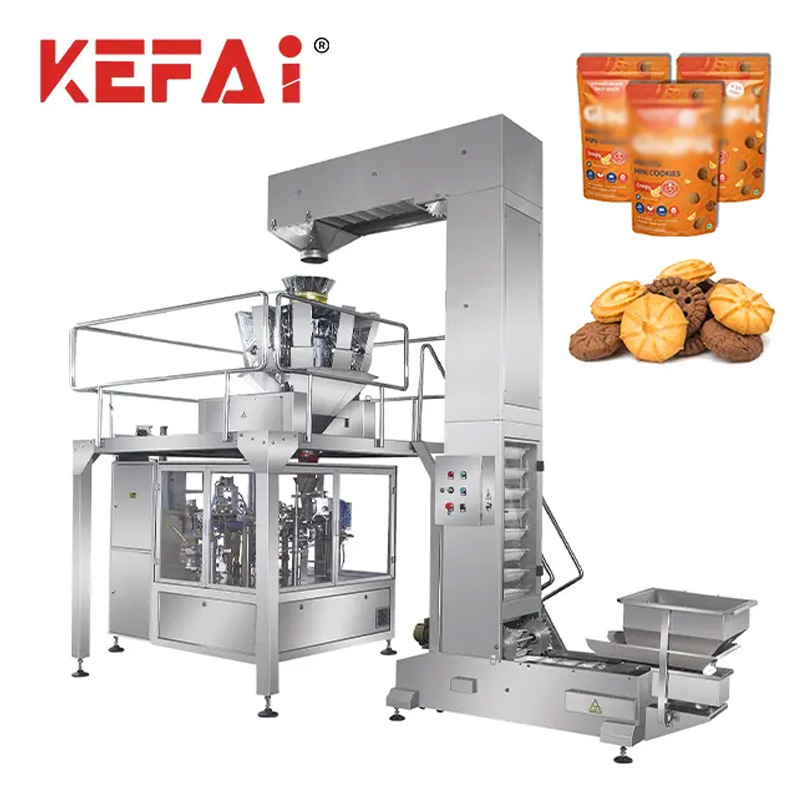 Maszyna do pakowania przekąsek w worki obrotowe KEFAI